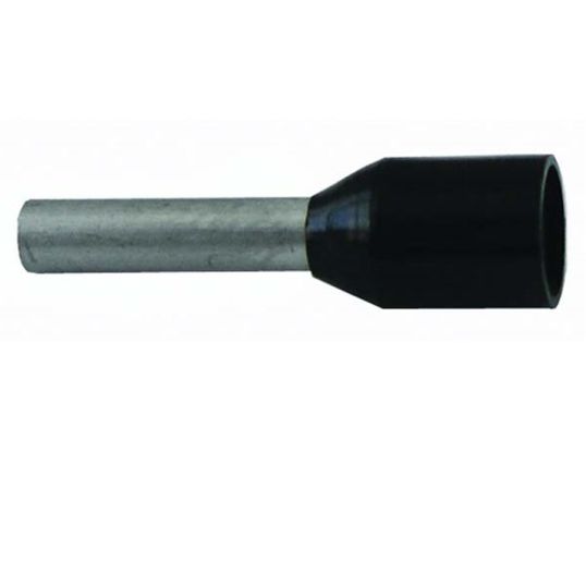 Alco Bootlace Ferrule Insulated Polyamide Black 25mmx30mm OAL 25/Pack